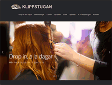 Tablet Screenshot of klippstugan.se